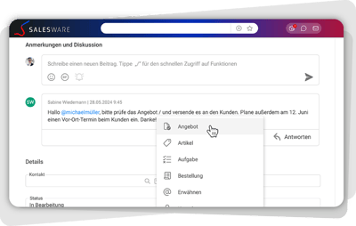 Screen_Salesware-Kommunikation