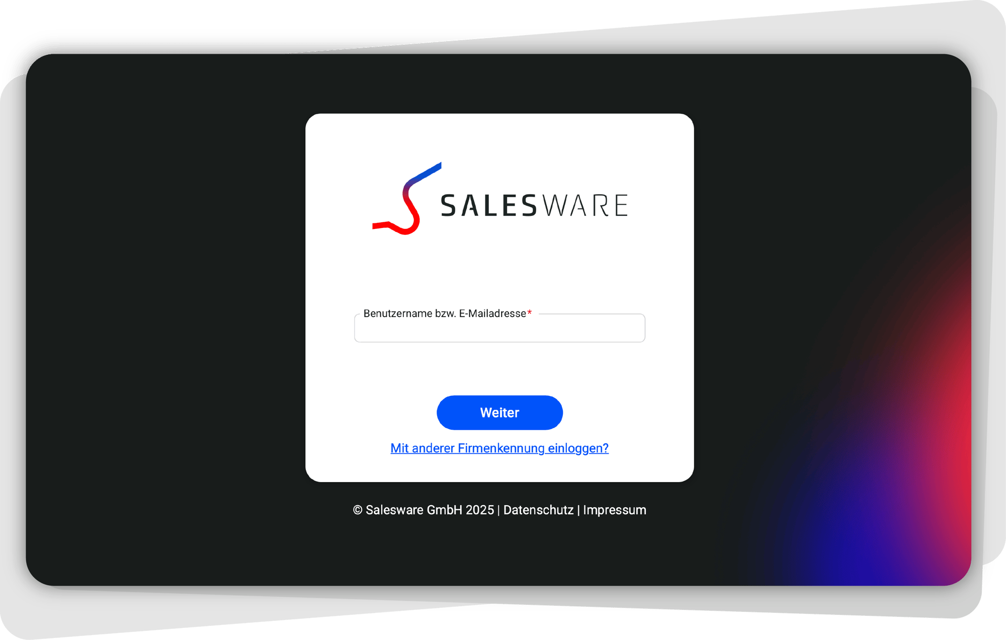 Screen_Salesware-Login