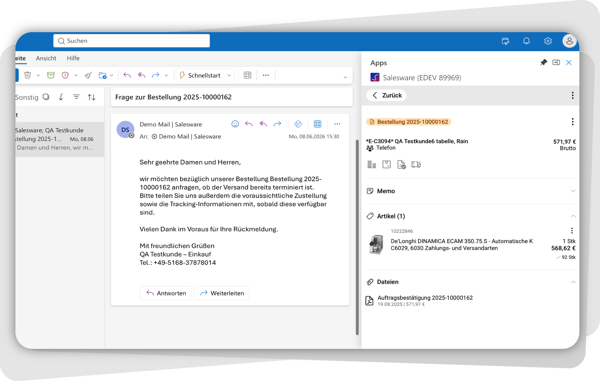 Screen_Salesware-Outlook-Bestellung