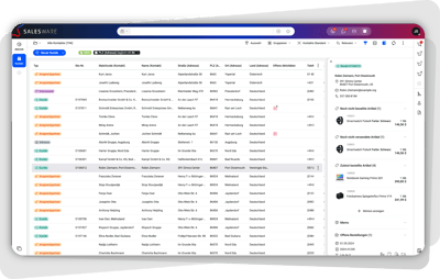 Screen__Salesware-Kontaktliste