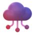 Icon-Cloud-Verbunden